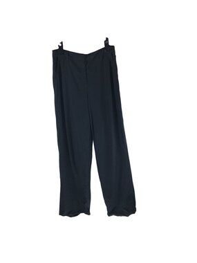 Gunex Italy Womens Trousers Dress Pants Wool Stretch Pockets Black US 4